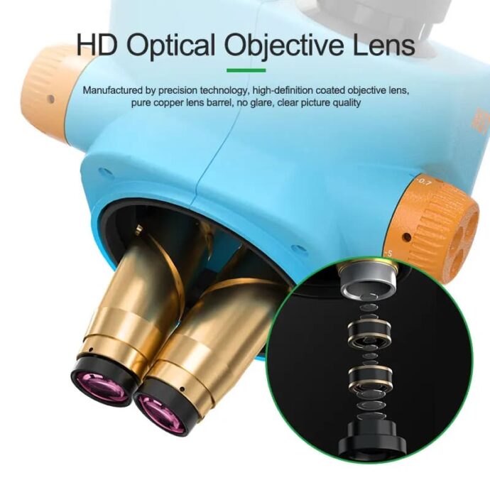 RELIFE RL-M5T-B11 4.0.7-5.0X TRINOCULAR HD MICROSCOPE WITH LARGE SIZE - Image 6