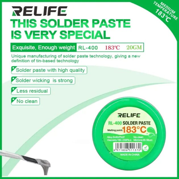 RELIFE SOLDER PASTE 183°C