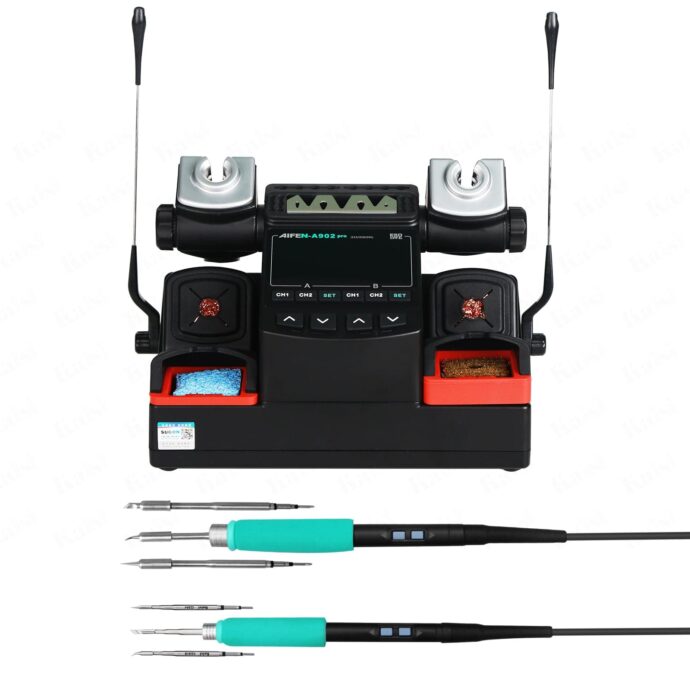 AIFEN A902 PRO DOUBLE STATION WELDING REWORK WITH T210/245/115 HANDLE - Image 3