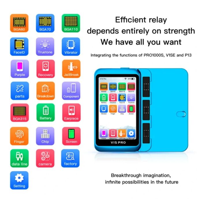 JCID V1S PRO PROGRAMMER NAND READ AND WRITE PURPLE SCREEN REPAIR FOR IPHONE - Image 2