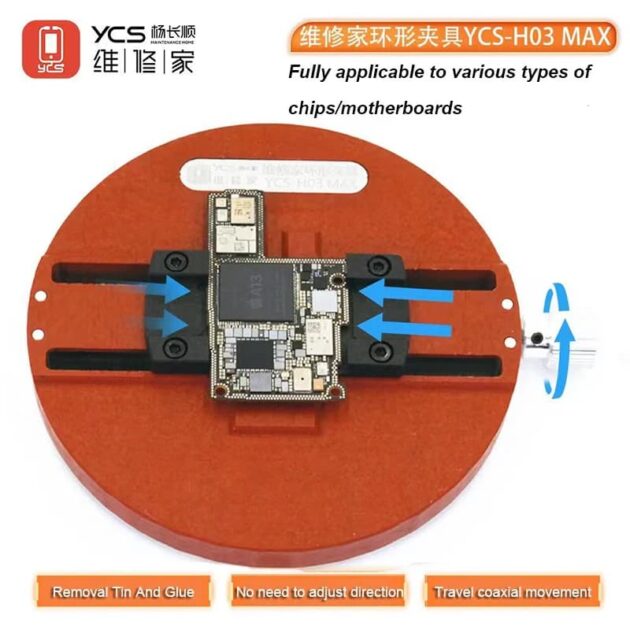 YCS H03 MAX HOLDER FIXTURE FOR MOTHERBOARD / CPU / IC