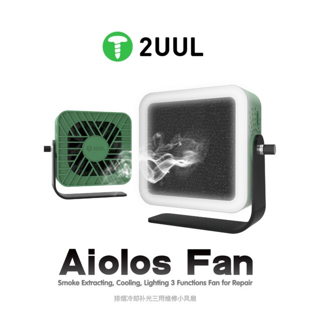 2UUL AIOLOS COOLING + LIGHTING + SMOKE EXTRACTION ALL-IN-ONE FAN