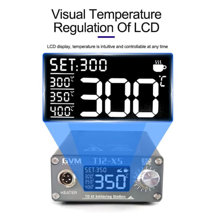 GVM T12-XS 72W SOLDERING STATION - Image 3
