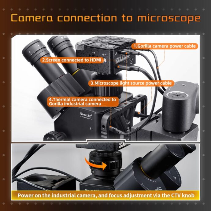 MICROSCOPE QIANLI GORILLA 6558X - Image 6