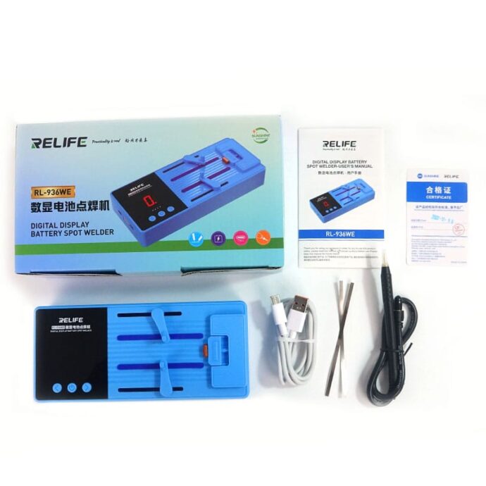 RELIFE RL-936WE DIGITAL DISPLAY BATTERY SPOT WELDING MACHINE - Image 8