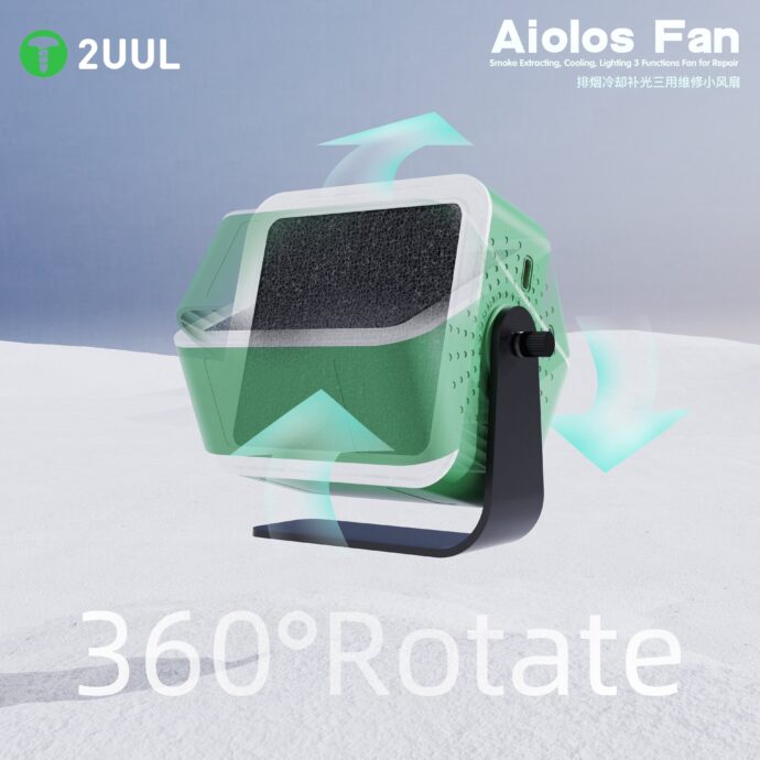 2UUL AIOLOS COOLING + LIGHTING + SMOKE EXTRACTION ALL-IN-ONE FAN - Image 7