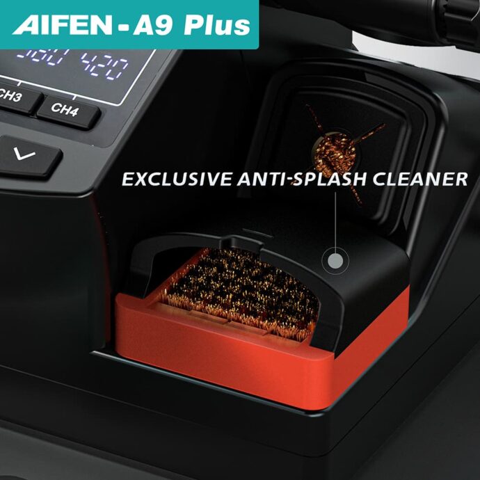 AIFEN A9 PLUS DIGITAL DISPLAY SOLDERING STATION WITH T210/245/115 HANDLE - Image 5