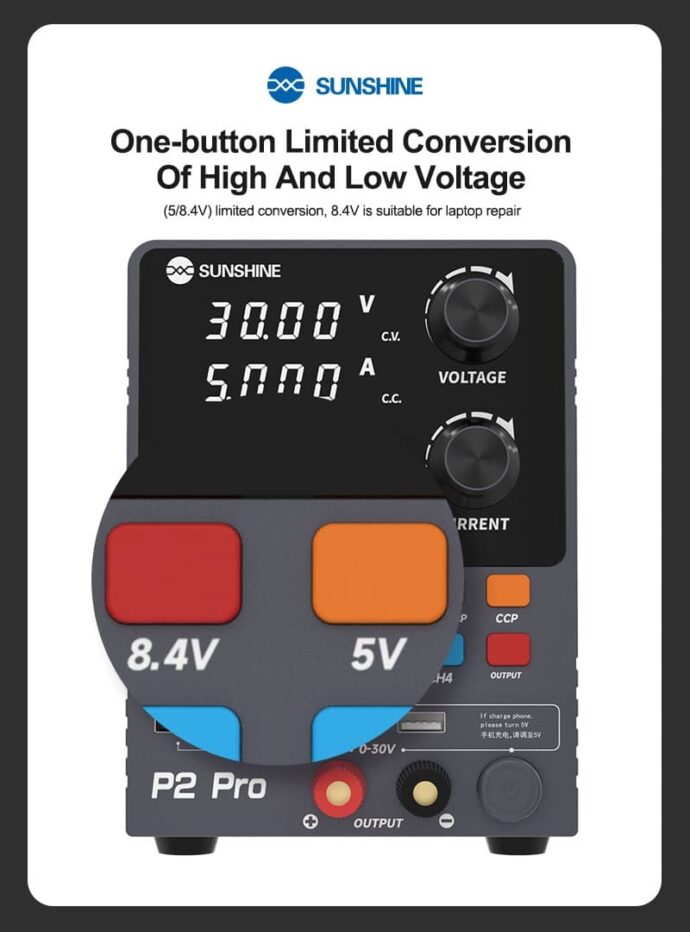 SUNSHINE P2 PRO DC POWER SUPPLY 30V 5A - Image 5