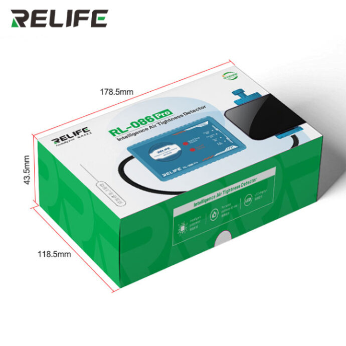 RELIFE RL-086 PRO INTELLIGENT AIR TIGHTNESS DETECTOR - Image 6