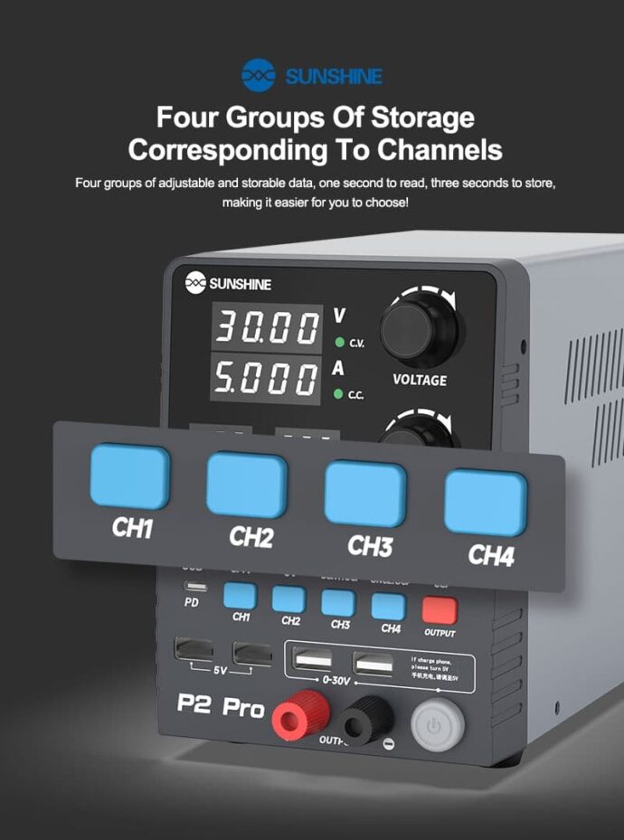 SUNSHINE P2 PRO DC POWER SUPPLY 30V 5A - Image 6