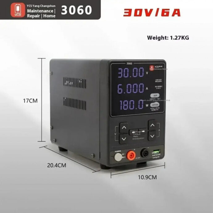 YCS 3060 DC POWER SUPPLY 30V 6A - Image 3