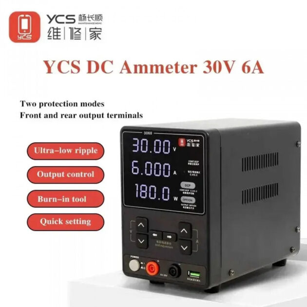YCS 3060 DC POWER SUPPLY 30V 6A