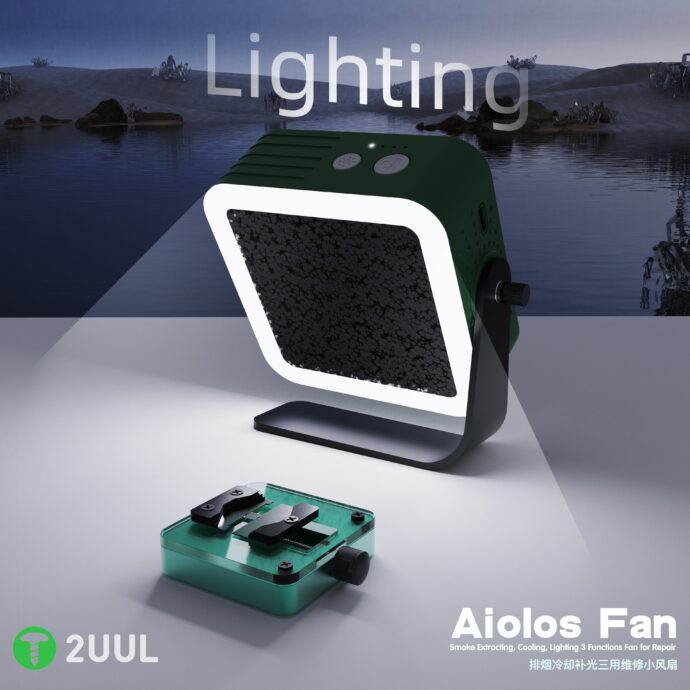 2UUL AIOLOS COOLING + LIGHTING + SMOKE EXTRACTION ALL-IN-ONE FAN - Image 3
