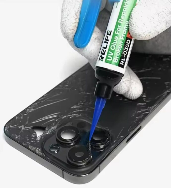 RELIFE RL-035D UV GLUE TO REPAIR BROKEN FRAME - Image 3