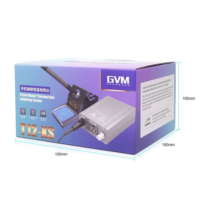 GVM T12-XS 72W SOLDERING STATION - Image 8