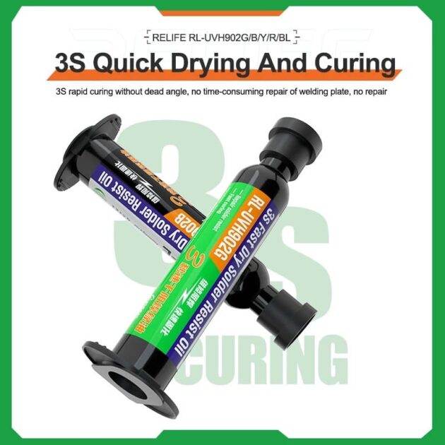 RELIFE RL-UVH902 3S SOLDER MASK FOR MOBILE PHONE JUMPING WIRE REPAIR