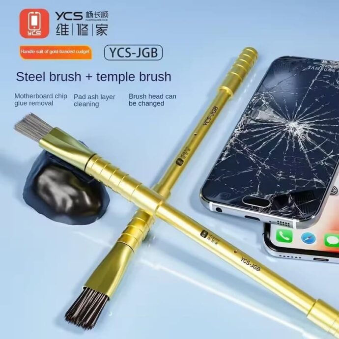 YCS JGB 10 IN 1 MOBILE PCB CHIP GLUE REMOVAL BLADE BRUSH SET - Image 2