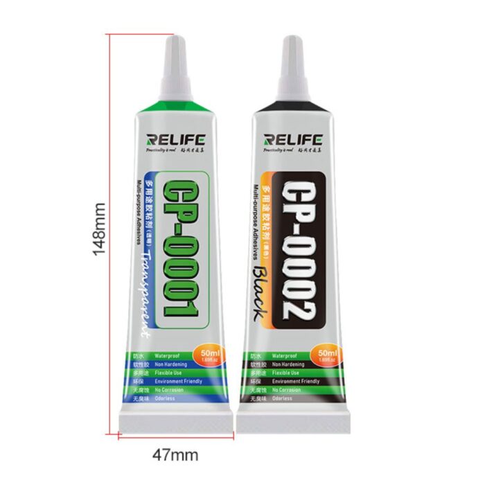 RELIFE CP-0001 MULTI-PURPOSE TRANSPARENT GLUE - 50ML - Image 6