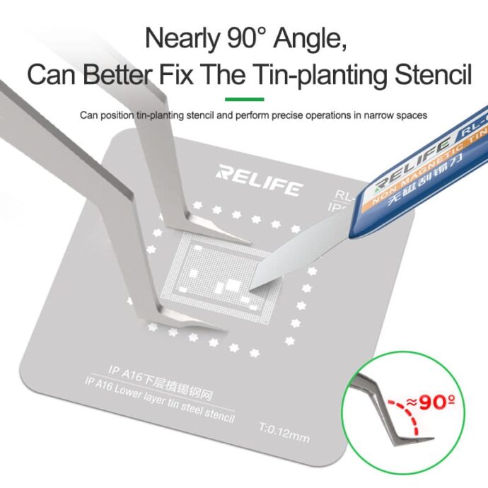 RELIFE ST-20L CHIP TINNING POSITIONING TWEEZER - Image 2