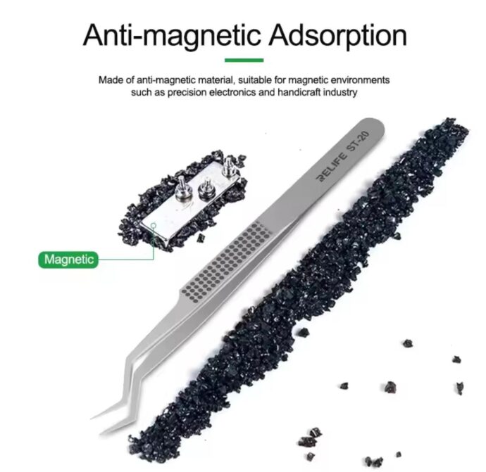 RELIFE ST-20 PRECISION TWEEZERS FOR CHIP PLACEMENT - Image 3