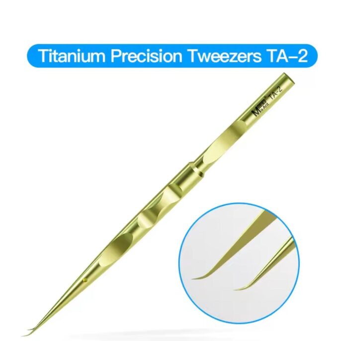 MAANT TA-1/TA-2 SUPER HARD HIGH PRECISION TITANIUM ALLOZ STAINLESS STEEL FLYING LEAD TWEEZERS - Image 6