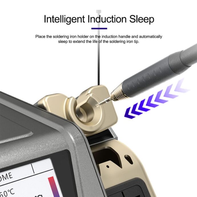 GVM H3 3-IN-1 HIGH VOLTAGE 80W INTELLIGENT SOLDERING STATION SUPPORTS T245/T210/T115 - Image 5