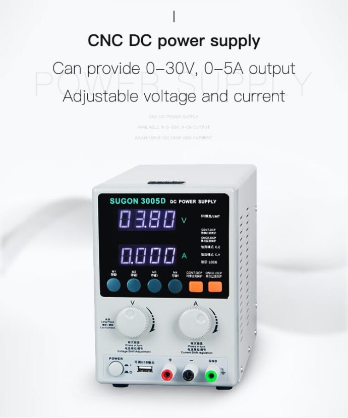 SUGON 3005D DC POWER SUPPLY 30V 5A - Image 6