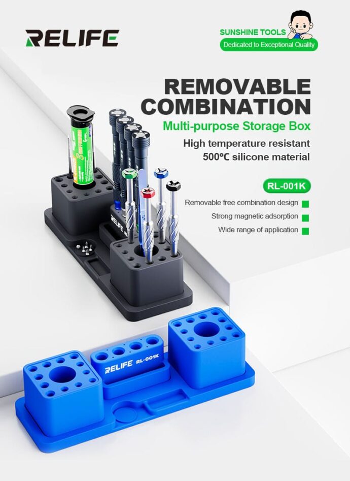 RELIFE RL-001K HIGH TEMPERATURE RESISTANT COMBINATION-TYPE MULTI-PURPOSE STORAGE BOX - Image 2