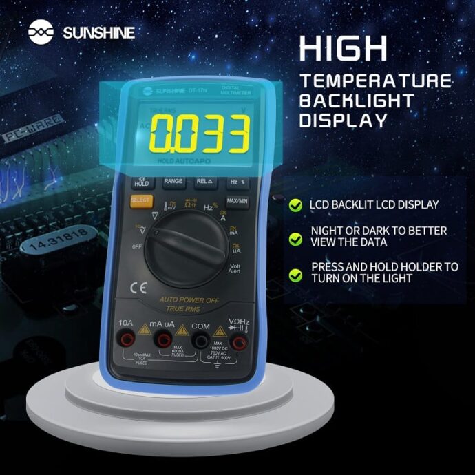 SUNSHINE DT-17N FULLY AUTOMATIC DIGITAL MULTIMETER - Image 2