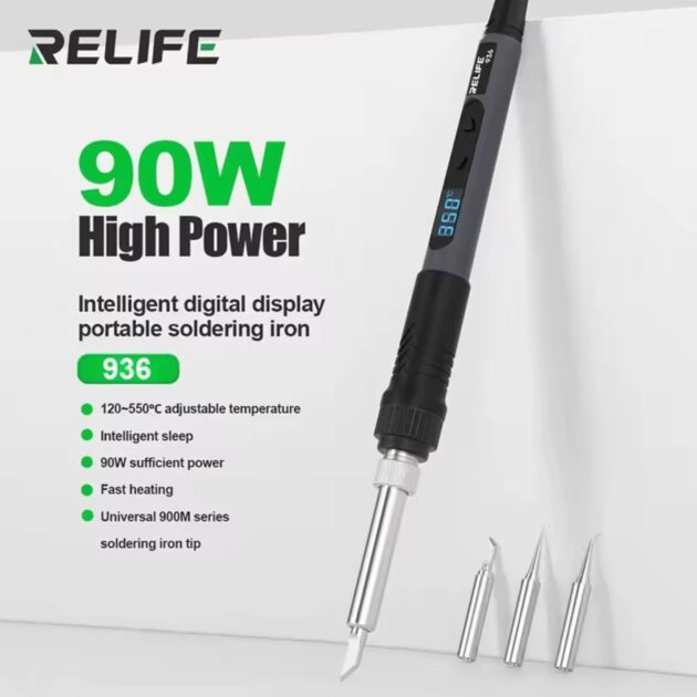 RELIFE 963 DIGITAL DISPLAY PORTABLE SOLDERING IRON