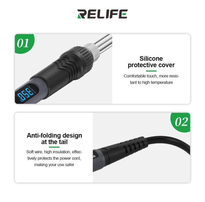 RELIFE 963 DIGITAL DISPLAY PORTABLE SOLDERING IRON - Image 9