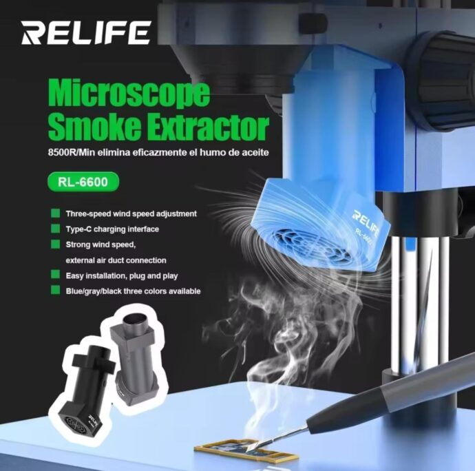 RELIFE RL-6600 MICROSCOPE SMOKE EXTRACTOR