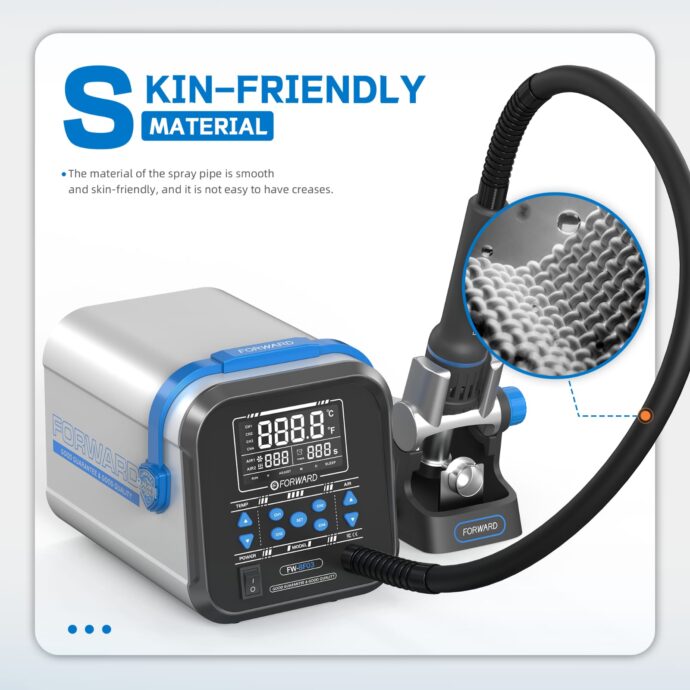 FORWARD FW-BF03 1300W PRECISE TEMPERATURE CONTROL HOT AIR DESOLDERING STATION - Image 13