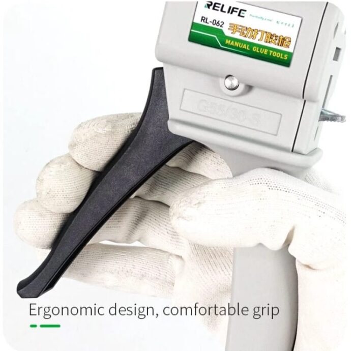 RELIFE RL-062 HIGH QUALITY MANUAL PROPELLING METAL BUCKLE GLUE GUN - Image 3