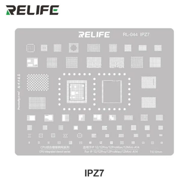 RELIFE RL-044 STENCIL IPHONE IPZ7 12/12PRO/12PROMAX/12MINI