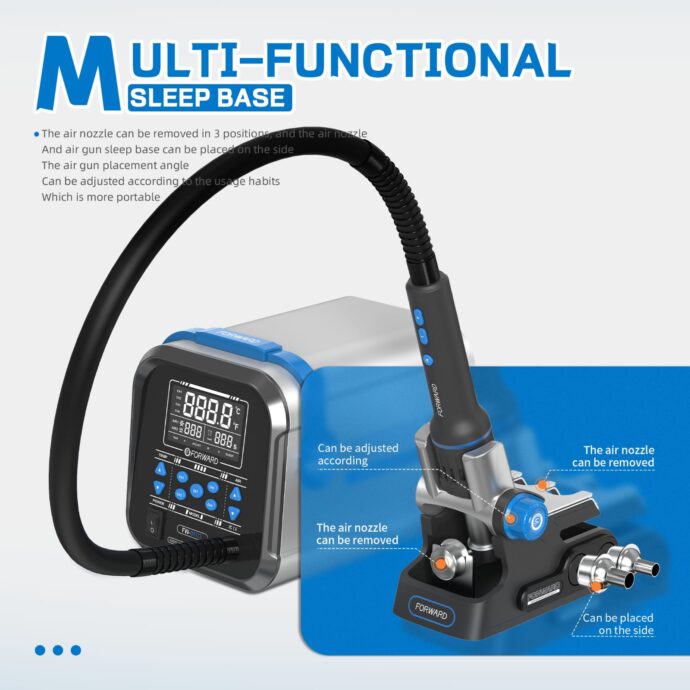 FORWARD FW-BF03 1300W PRECISE TEMPERATURE CONTROL HOT AIR DESOLDERING STATION - Image 5