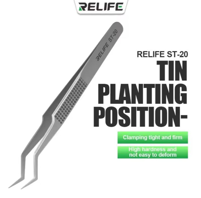 RELIFE ST-20 PRECISION TWEEZERS FOR CHIP PLACEMENT