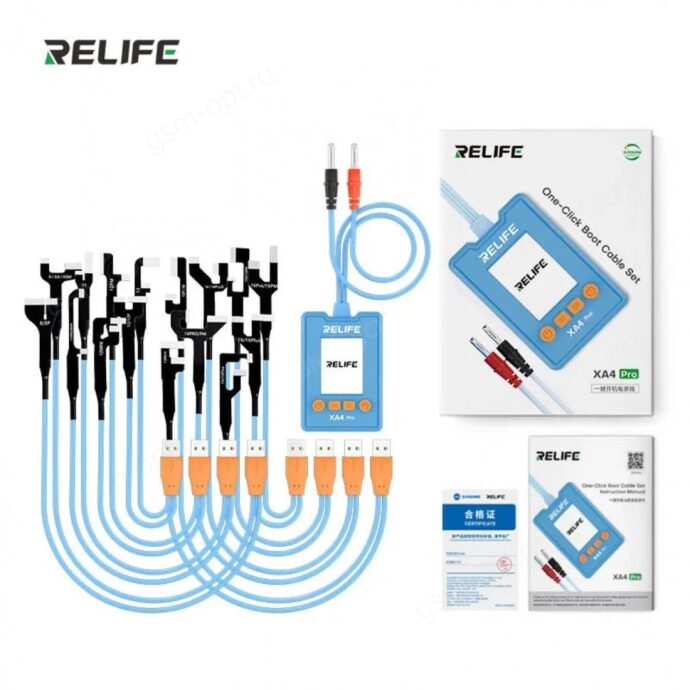 RELIFE XA4 PRO ONE TOUCH HD DISPLAY POWER CABLE WITH USB TYP-C DUAL INTERFACE FOR IPHONE 8G TO 16PM - Image 3