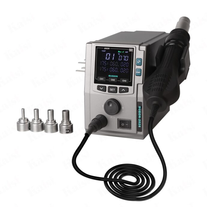 SUGON 2026 700W INTELLIGENT DIGITAL HOT AIR GUN BGA DESOLDERING REWORK STATION