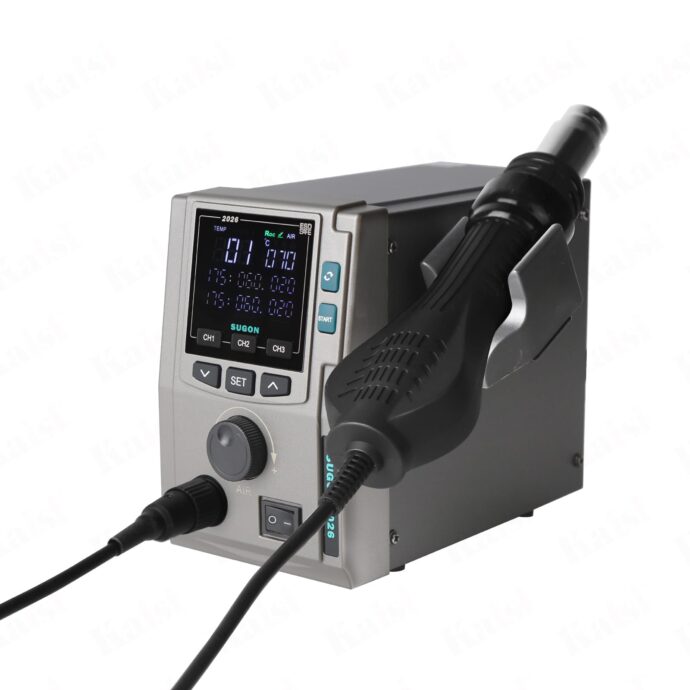 SUGON 2026 700W INTELLIGENT DIGITAL HOT AIR GUN BGA DESOLDERING REWORK STATION - Image 5
