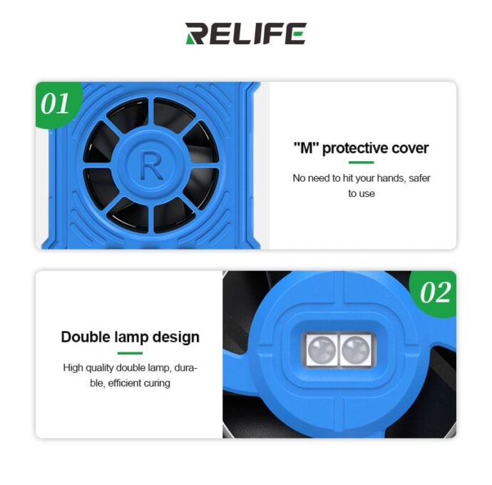 RELIFE RL-014E COOLING + EXHAUST + CURING + DUST DISPLAY UV CURING COOLING FAN - Image 9