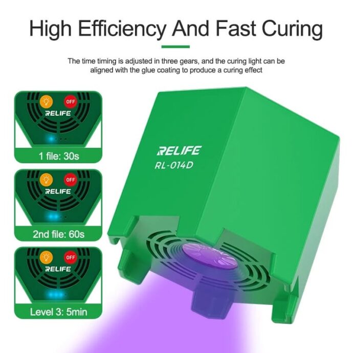 RELIFE RL-014D SMART UV CURING LAMP WITH BATTERY - Image 2