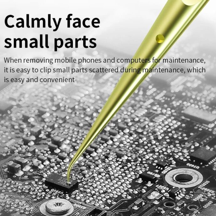 MAANT TA-1/TA-2 SUPER HARD HIGH PRECISION TITANIUM ALLOZ STAINLESS STEEL FLYING LEAD TWEEZERS - Image 3
