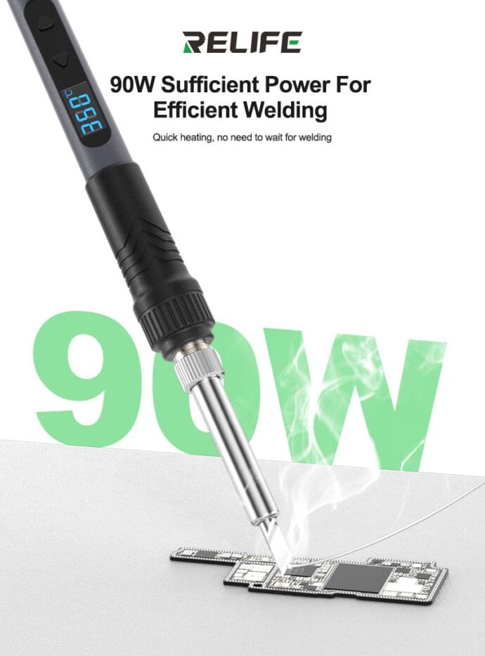 RELIFE 963 DIGITAL DISPLAY PORTABLE SOLDERING IRON - Image 4