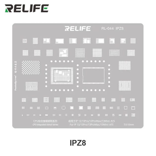 RELIFE RL-044 STENCILE IPHONE IPZ8 13/13PRO/13PROMAX/13MINI