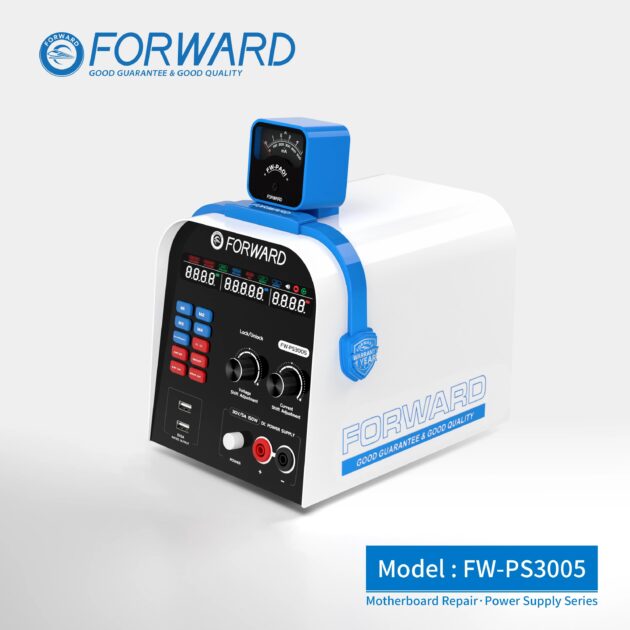 FORWARD FW-PS3005 DC POWER SUPPLY 30V 5A + FW-PA01 PRECISION POINTER AMMETER
