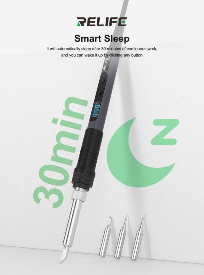 RELIFE 963 DIGITAL DISPLAY PORTABLE SOLDERING IRON - Image 5