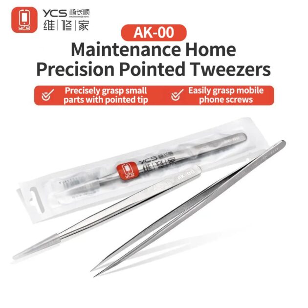 YCS AK-00 HIGH PRECISION HAND POLISHED ULTRA POINTED TWEEZERS