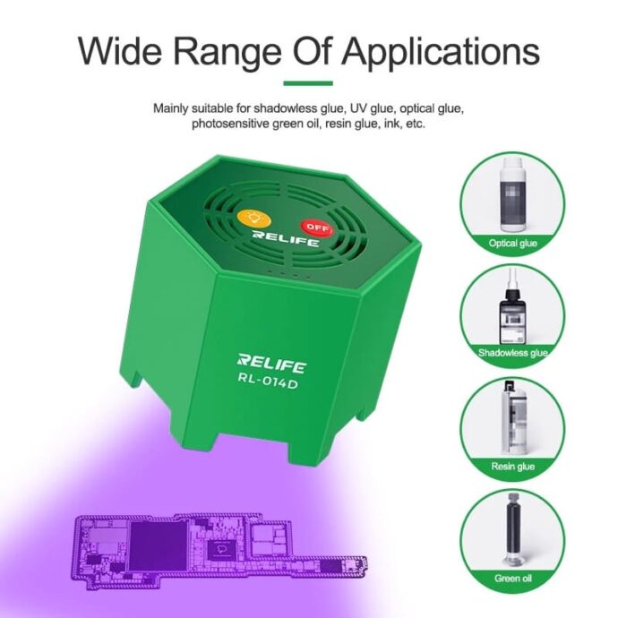 RELIFE RL-014D SMART UV CURING LAMP WITH BATTERY - Image 3