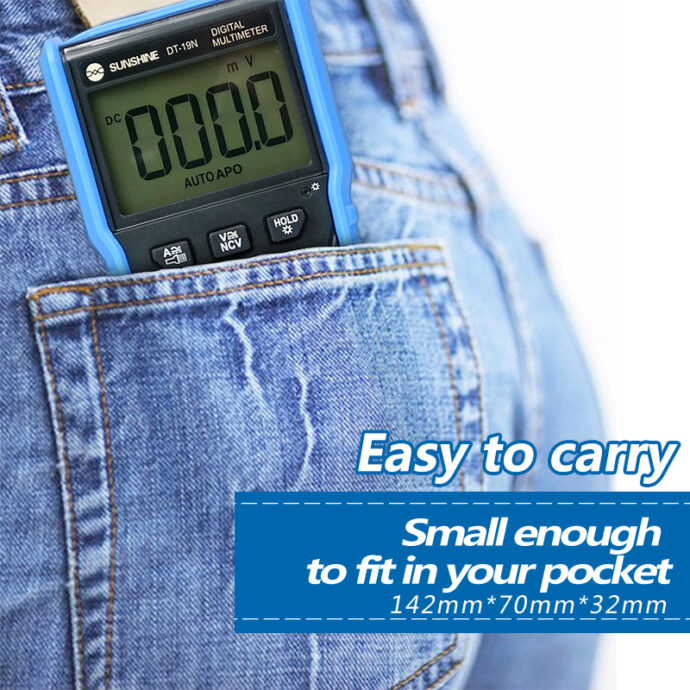 SUNSHINE DT-19N MINI SMART DIGITAL MULTIMETER - Image 5